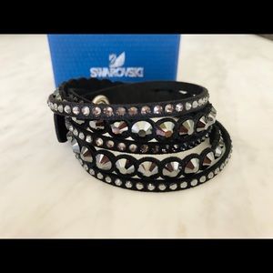 Swarovski slake deluxe bracelet, black